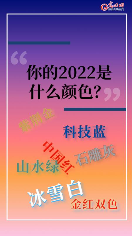 【海報(bào)】你的2022是什么顏色？