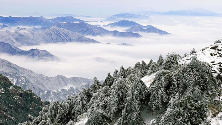 雪后黃山美