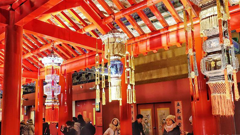 故宮博物院“賀歲迎祥——紫禁城里過大年”展覽正式向公眾開放