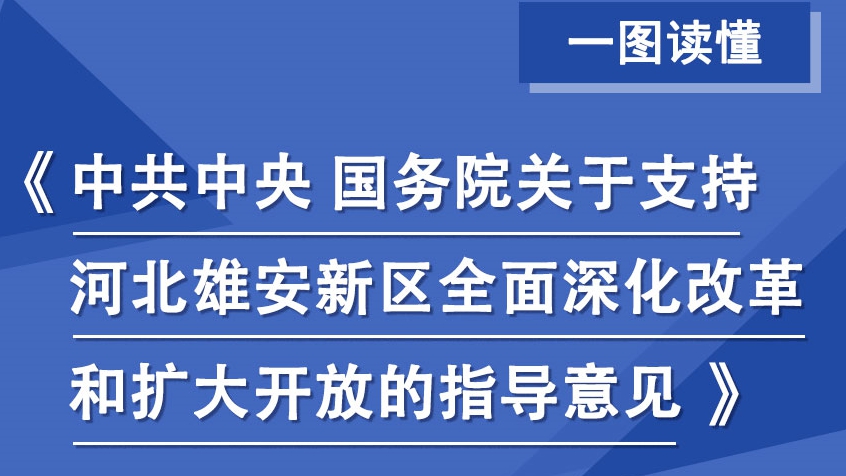 123456789話雄安！一圖讀懂中央《指導(dǎo)意見》