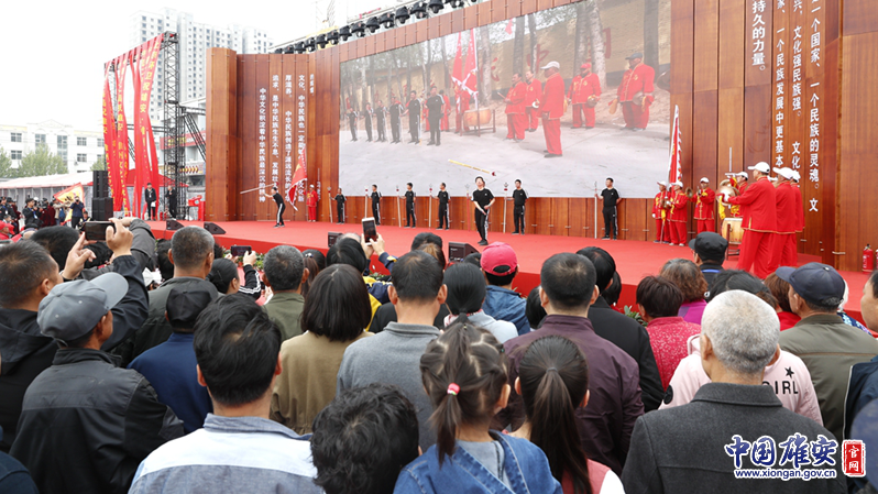 非遺展演、仿古石雕扮靚“雄安·雄州文化藝術節”