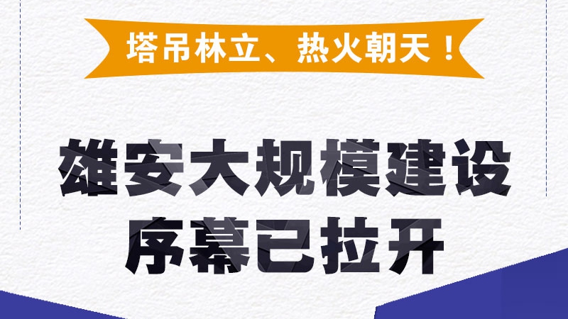 塔吊林立、熱火朝天！ 雄安大規模建設序幕已拉開