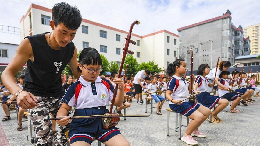 河北饒陽：暑期開展“民族樂器進(jìn)校園”活動(dòng)