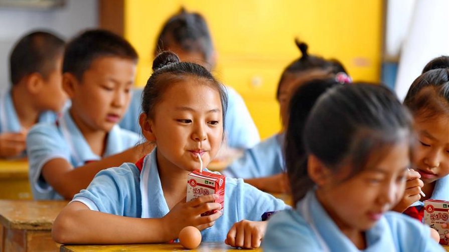 河北：農村小學生享受免費營養(yǎng)餐