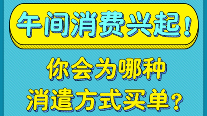 午間消費興起！你會為哪種消遣方式買單？