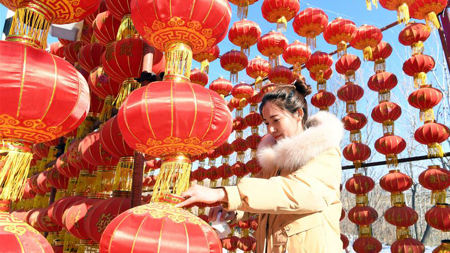 “天津后花園”喜慶迎春節