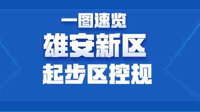 一圖速覽丨河北雄安新區起步區控制性規劃