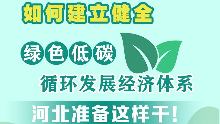 圖解丨如何建立健全綠色低碳循環發展經濟體系 河北準備這樣干！