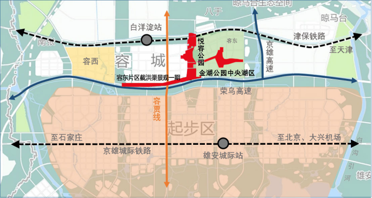 雄安新區悅容公園、金湖公園和截洪渠景觀一期公園公共服務空間服務單位招選公告