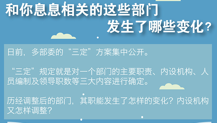 和你息息相關的這些部門發生了哪些變化？