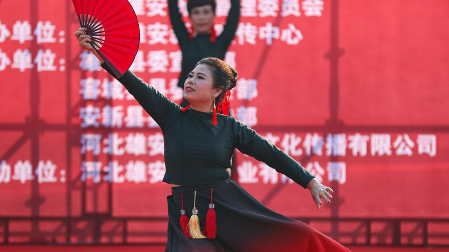 高清大圖丨2018雄安新區(qū)全民廣場舞大賽決賽精彩瞬間